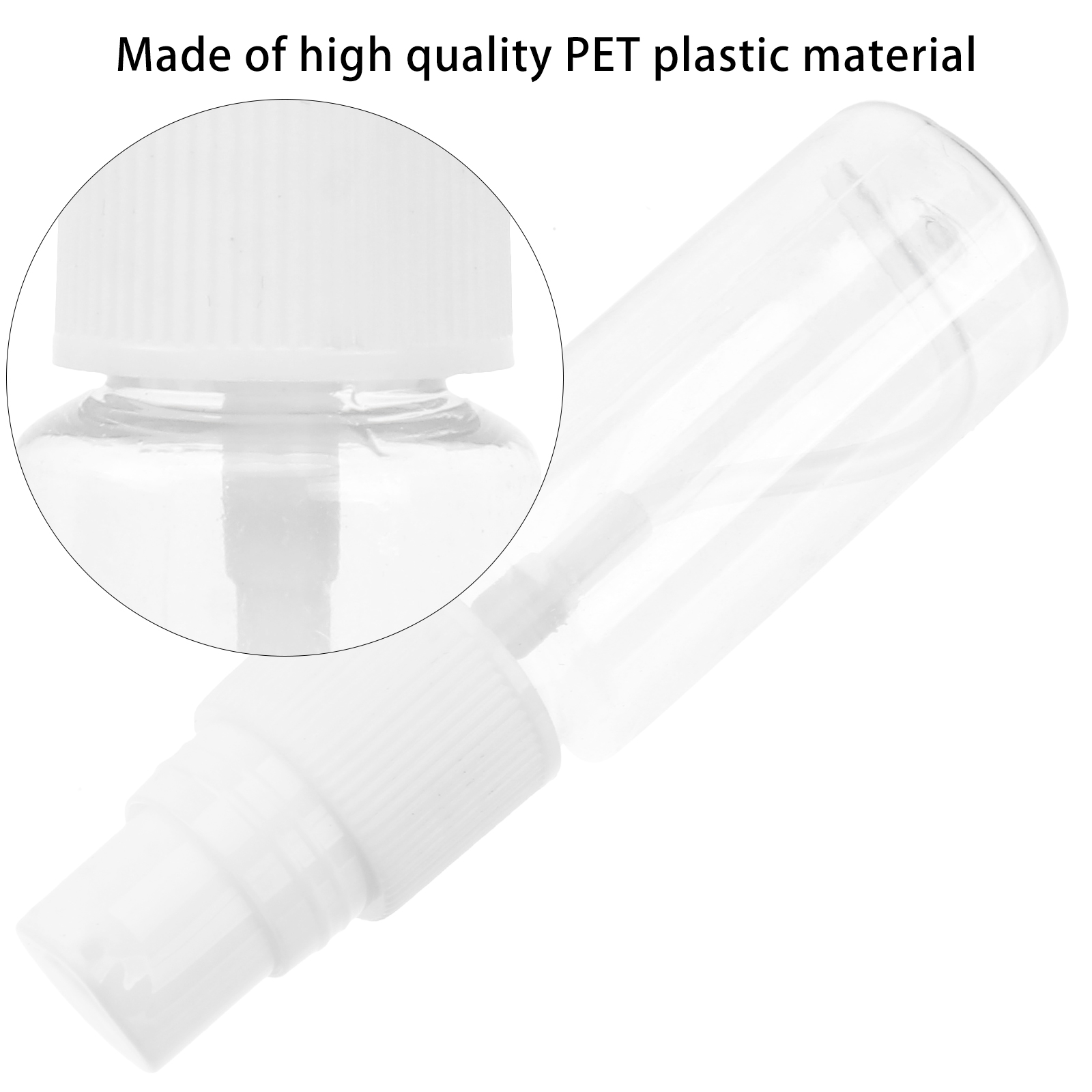 Travel Size Bottles Kit Clear PET Toiletries Containers Empty 100ml Leak Proof Reusable Portable Spray Bottles Sub With Lids For