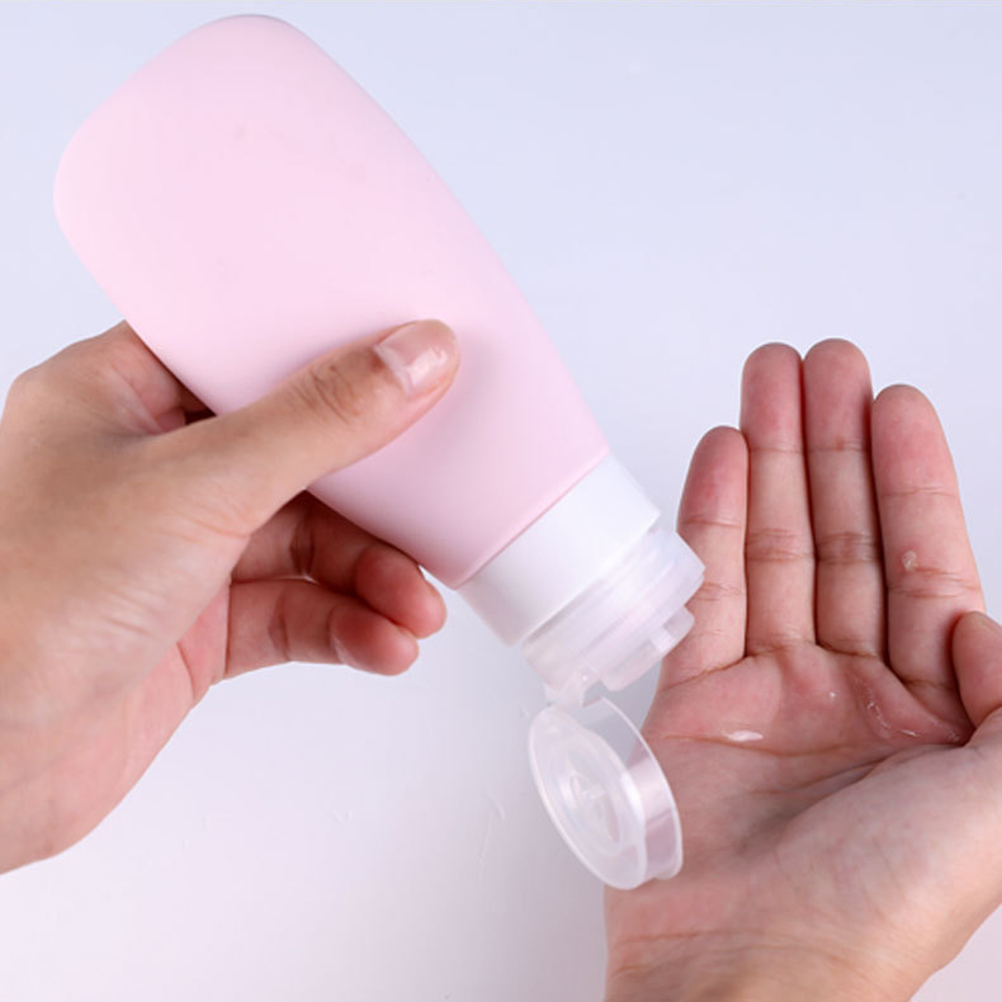 6 Pcs 90ml Travel Bottles Mini Size Leak Proof Durable Silicone For Lotion Shampoo Separated Containers Portable Set