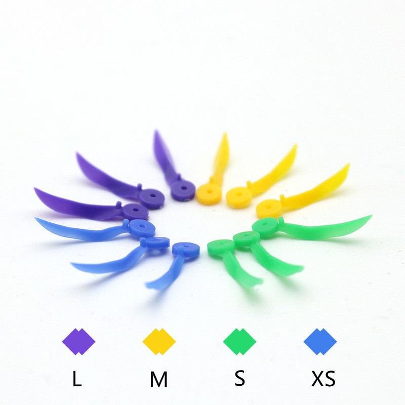 100Pcs Dental Disposable Wedge With Hole Plastic Wedges Tooth Gap Wedge 4 Sizes Dentistry Lab Tools Dentist Materials