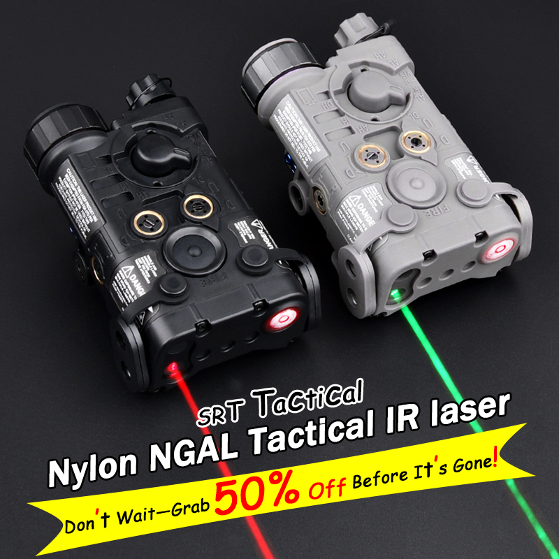 WADSN L3 NGAL IR Fill Light Red Green Laser Infrared Laser Nylon Full-Featured Version Fit 20mm Picatinny Rail Hunting Lamp
