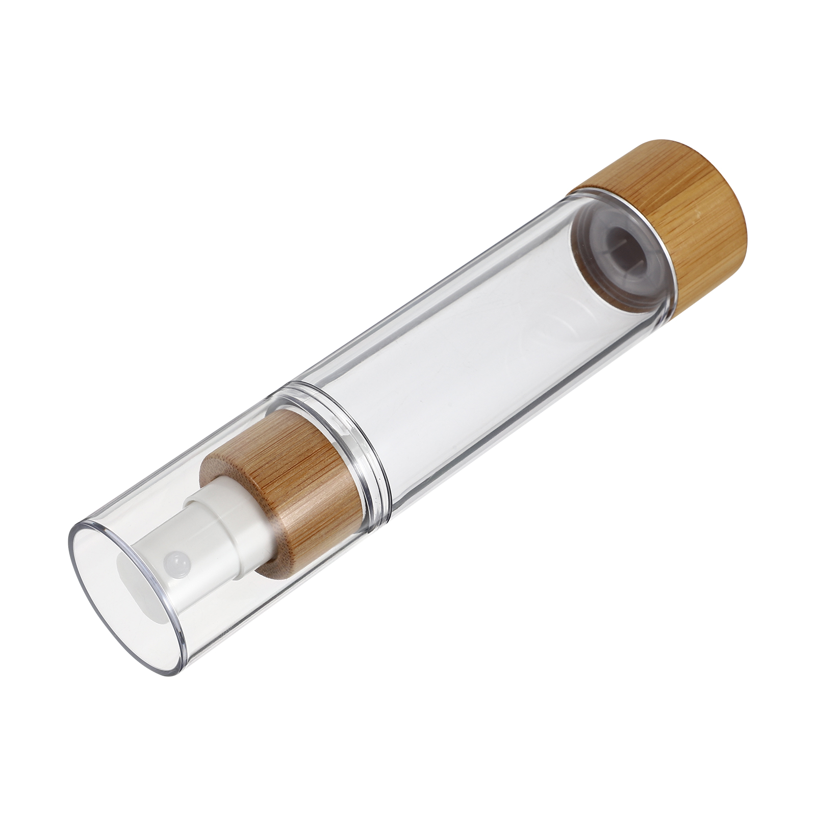 Bamboo Spray Bottle Empty Makeup Sprayer Lotion Dispenser Cleaning Travel