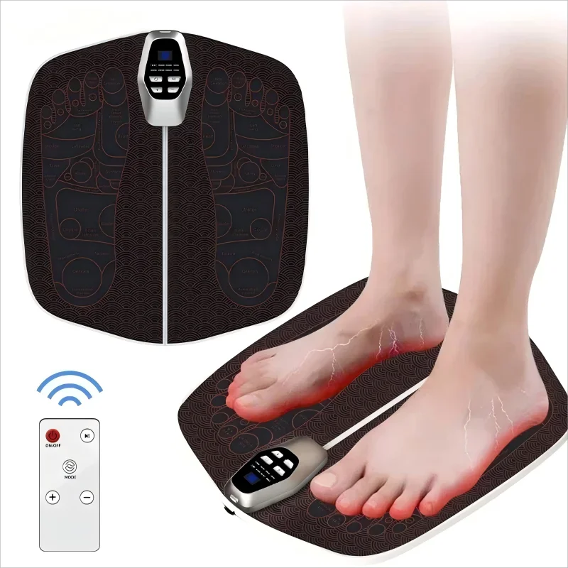 Electric Foot Massager Pad Muscle Massage Relaxation Trainer For Massage Fitness Outdoor Sport Home Family Relax USB Charging