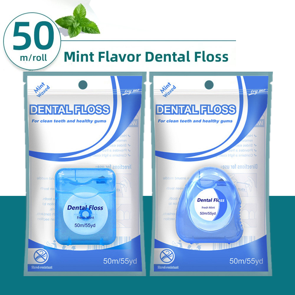 Professional Grade Mint Dental Floss Ultra Clean Shred Proof Smooth Easy to Use Best for Removing Plaque Between Teeth