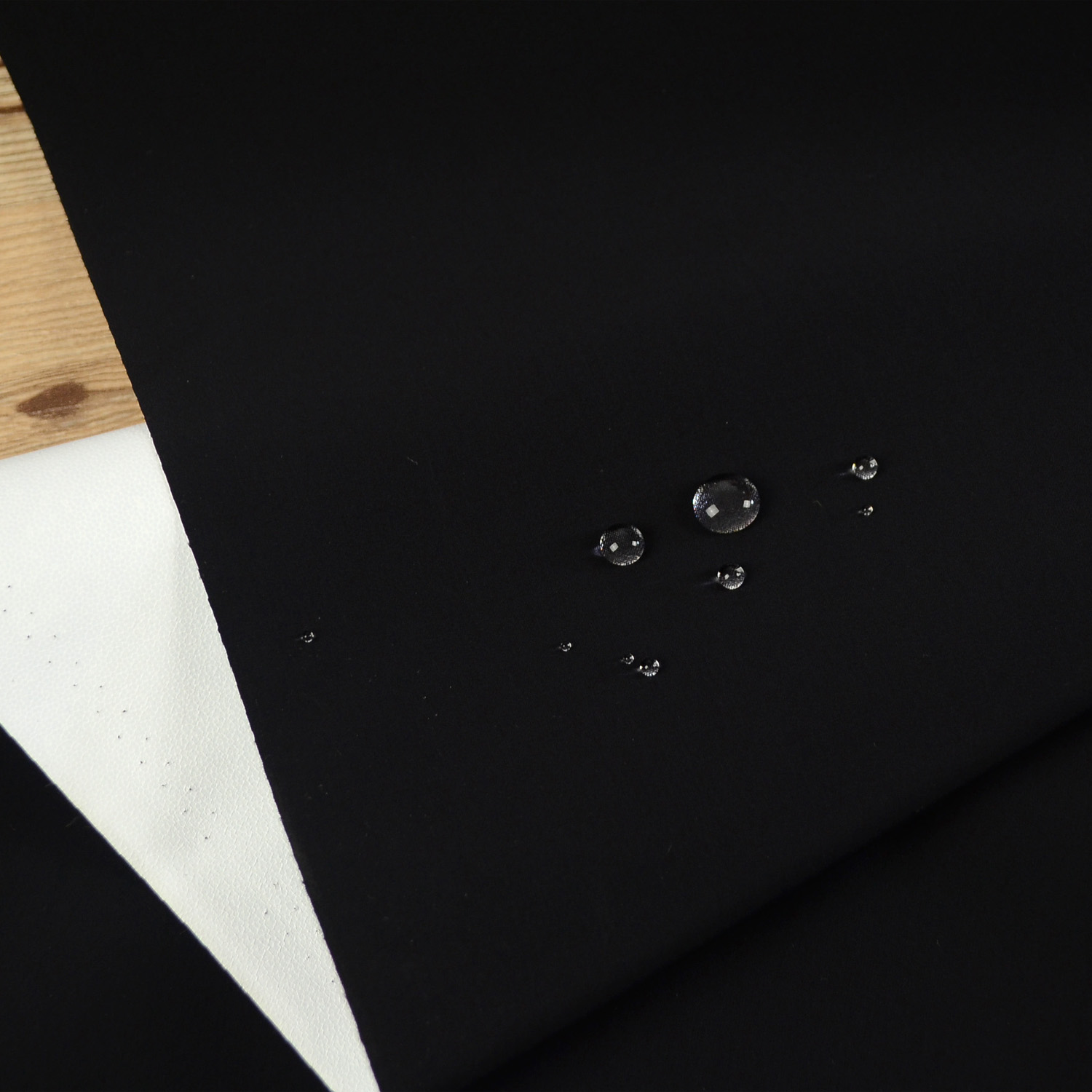 Outdoor Professional Black Punching Jacket Fabric Four Sides Micro Stretch Waterproof Lamination Cycling Camping Pants Fabric