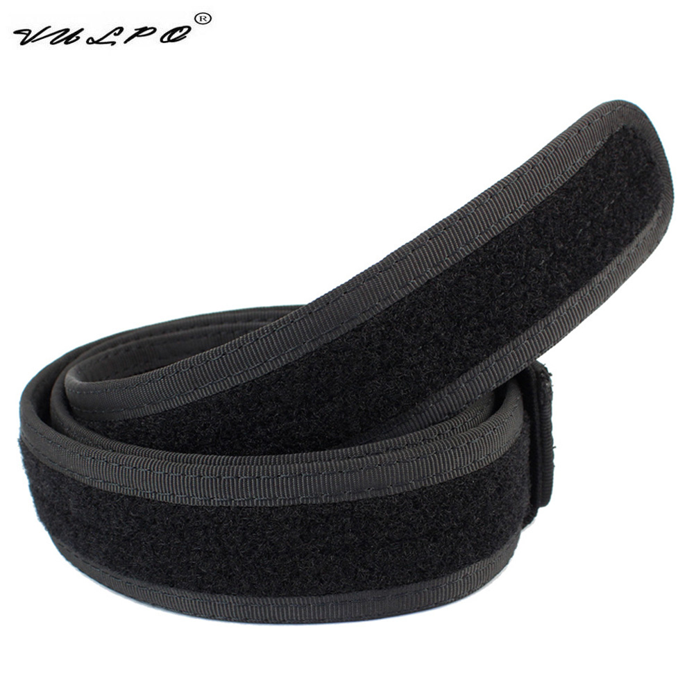 VULPO 1.5 Inch Tactical IPSC Inner Belt Mens Belt Adjustable Nylon Sports Inner Waist Belt Hunting Shooting Accessories
