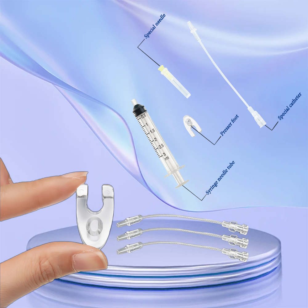 plastic presser foot Disposable catheter  plate suitable for Mesotherapy gun beauty equipment accessories tatoo accessory