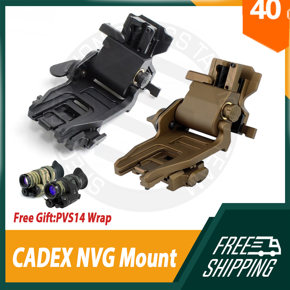 2024 New Tactical NVG Mount Low Profile Helmet Mount Flip-up Suit For Adjustable Dovetail mount Night Vision PVS14 PVS31 PVS18