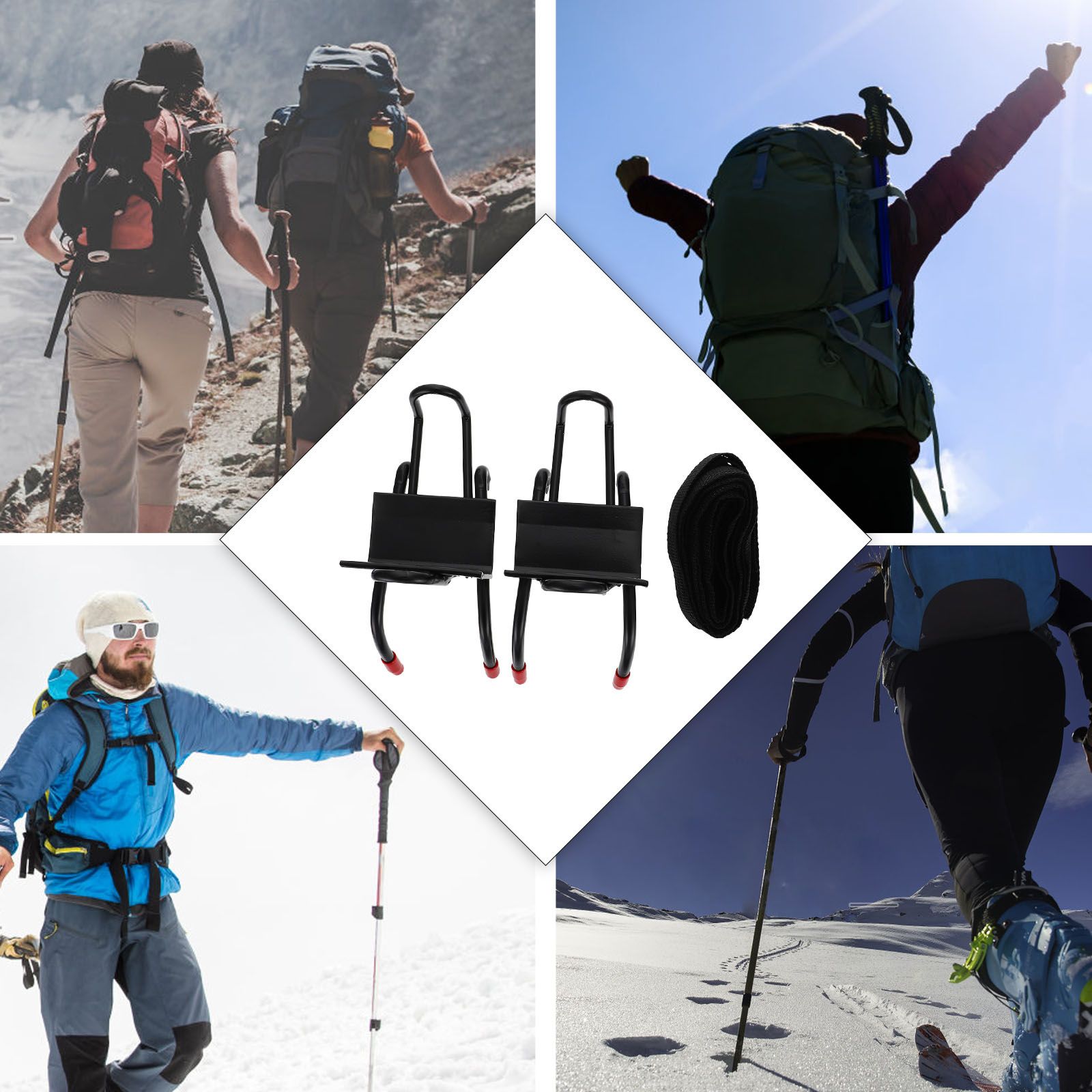 Anti-slip Cat Claw Tool Carbon Steel Climbing Spikes Durable Sharp Strong Workmanship Stable Pedals High Altitude Use Hardened