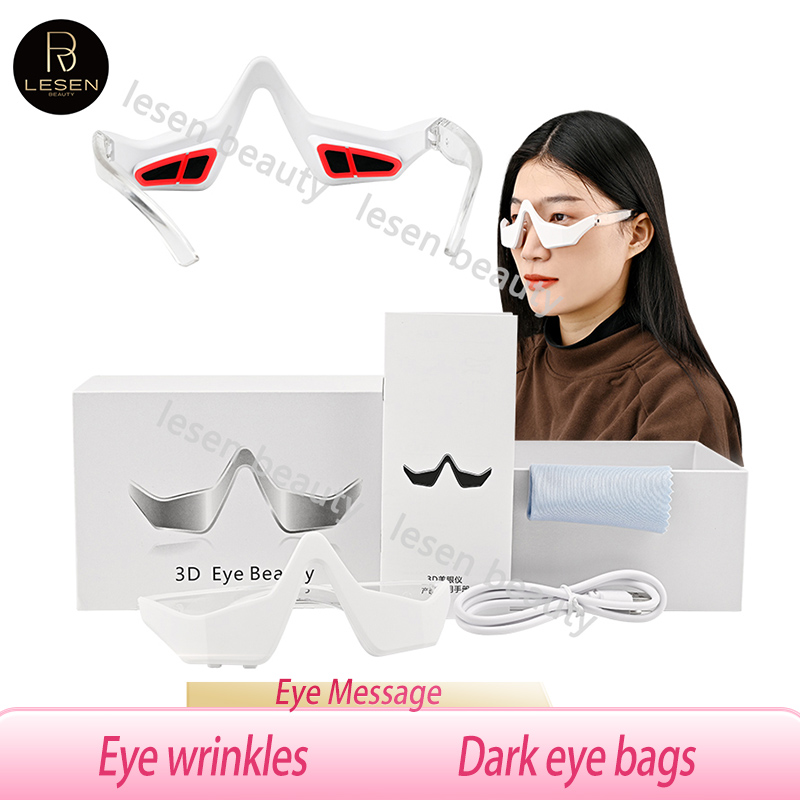 3D Beauty Eye Device with Microcurrent Eye Relaxation Reduce Wrinkles and Dark Circles Eliminate Edema Mass Portable skin care v
