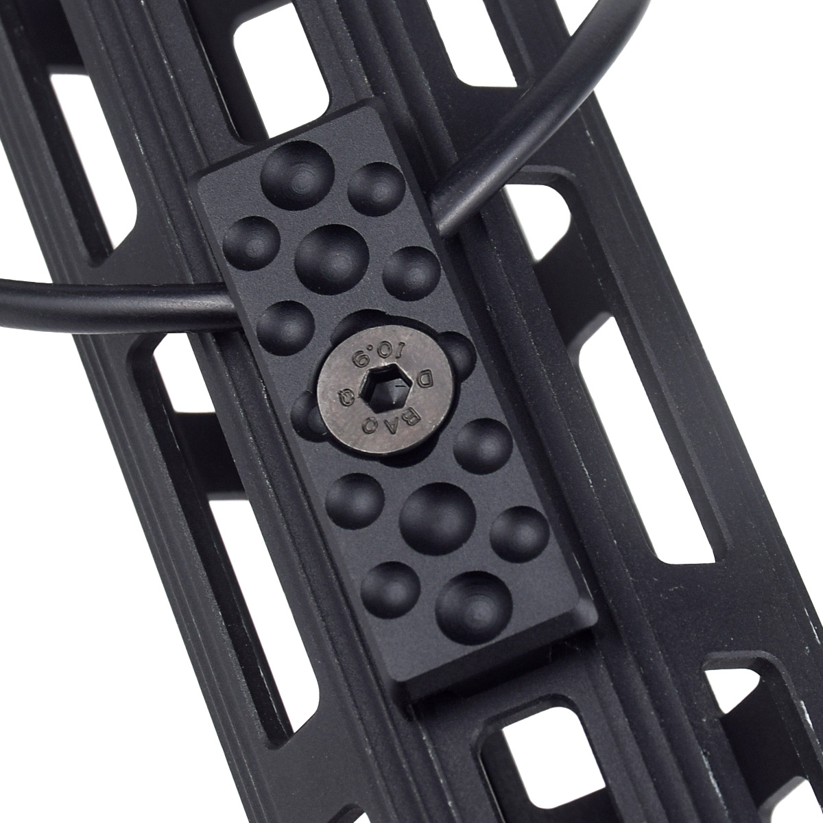 CNC Aluminum M-LOK Keymod Wire Guide System Cable Management Rail Cover Tail Fixed Mount Hunting Tactical Gear Accessories