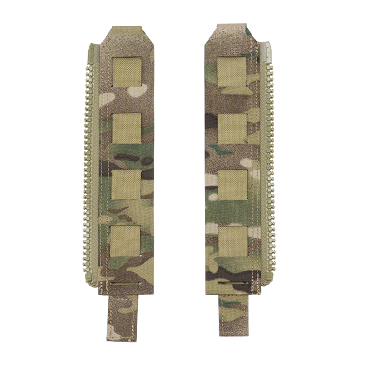 Tactical Zipper MOLLE Adapter Lightweight Versatile Hunting Vest Zipper Accessories For Quick Attach Rear Pack Plate Carrier