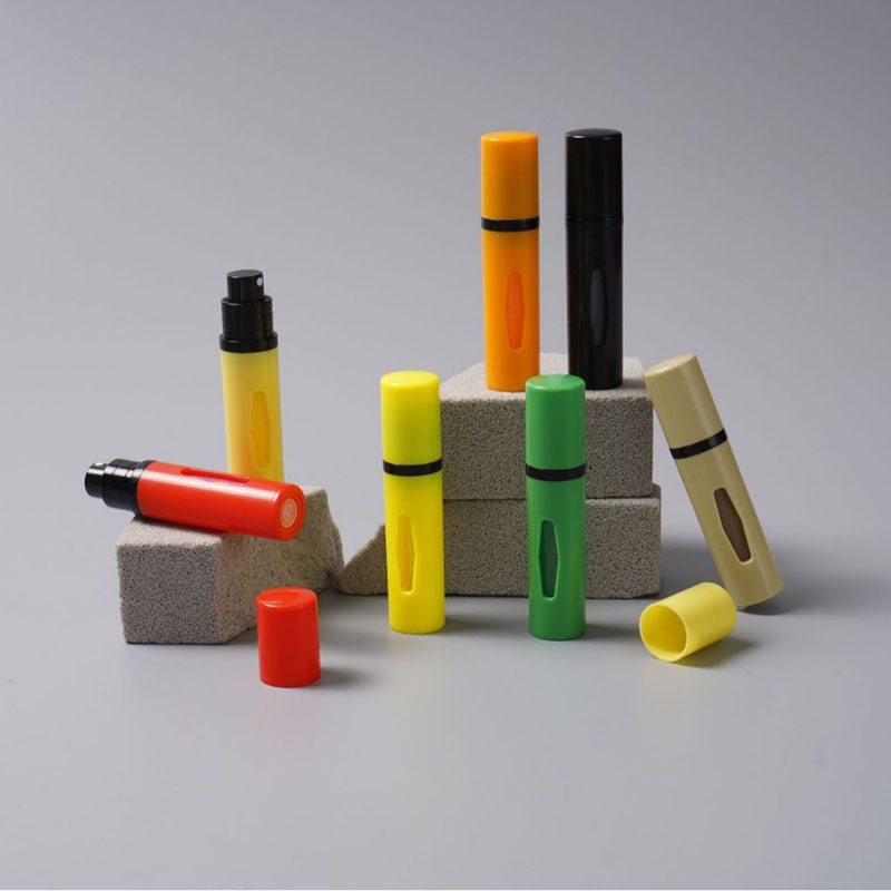 10pcs 5ml Bottom-fill Perfume Refillable Liquid Container for Cosmetics Fragrance Spray Dispenser Press Type Portable Bottle