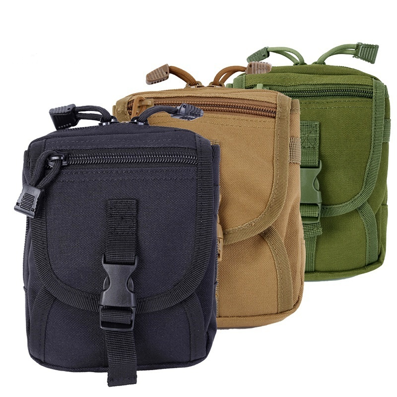 EDC Tactical Molle Pouch Multi-Function Outdoor Travel Hunting Phone Medical Gadget Tool Holder Magazine Holster Waist Bag