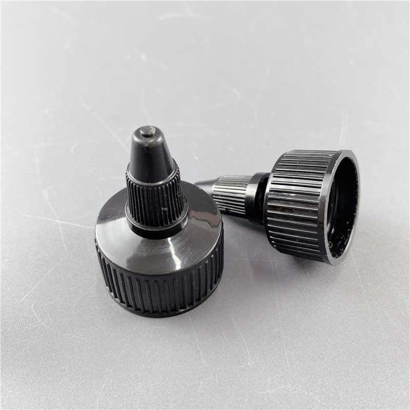Plastic twist spout cap&pointed mouth cap twist top cap New Design Plastic Bottle Twist Off Pointed Mouth Cap for Balsam Bottle