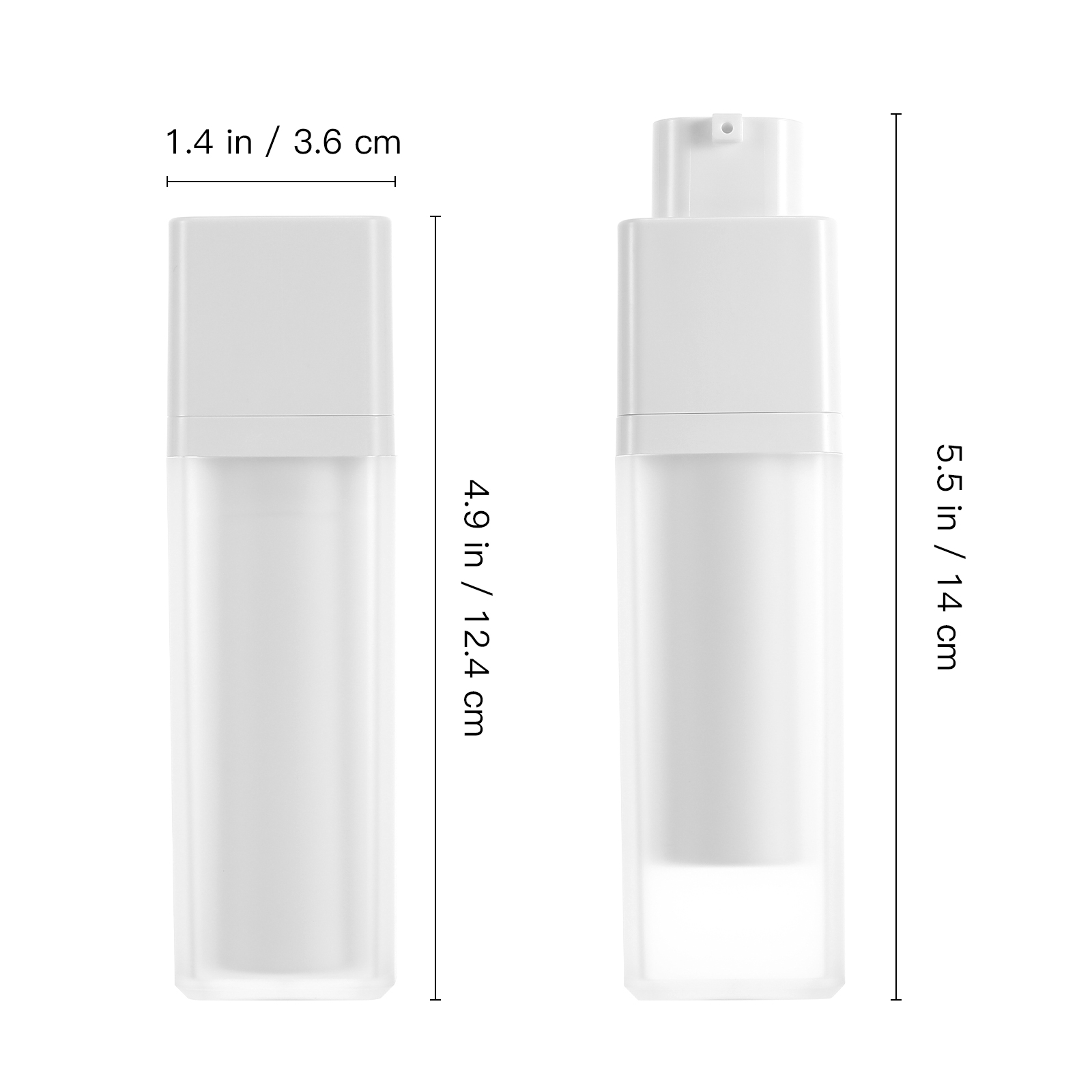 3pcs Frosted Travel Bottles Reusable Sub Bottles Leak-Proof Portable Skincare Toiletry Containers for for Business