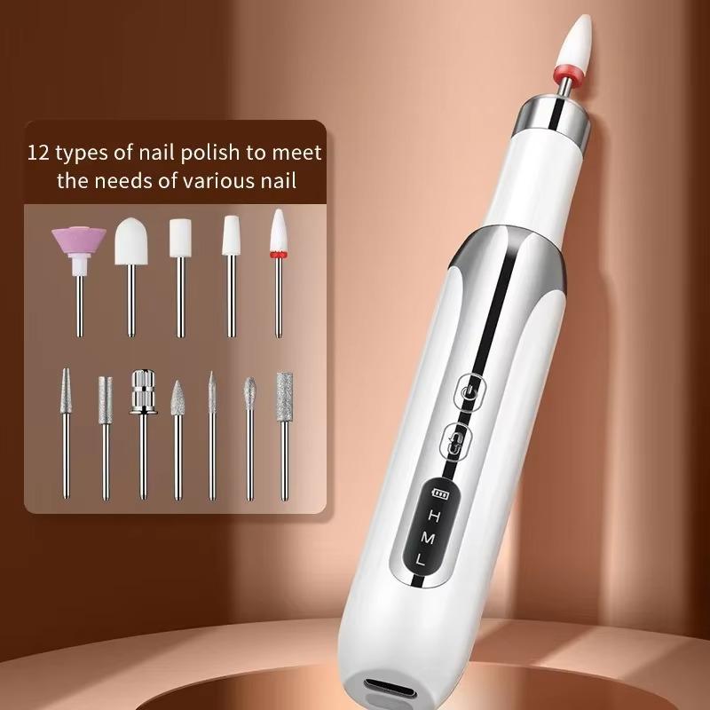 Electric nail polisher nail polish remover dead skin remover three-speed two-way adjustment home nail polisher