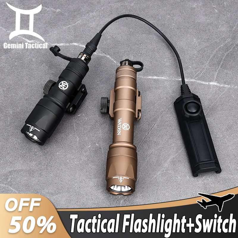 WADSN Surefir M300 M600 Flashlight Tactical Pressure Dual Function Remote Switch For M300A M600C Rifle Weapon Light Switch AR15