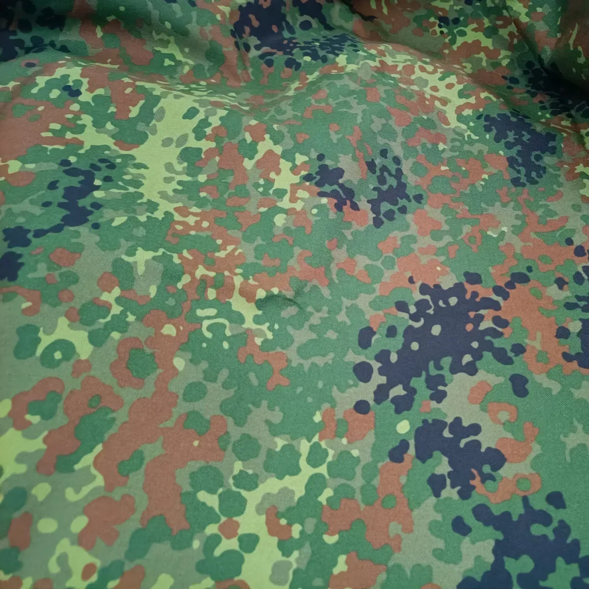 1.5M Width 1050D Nylon Germany Flecktarn Camo Fabric Army Camouflage Cloth PU Coating Bags Tent DIY Material