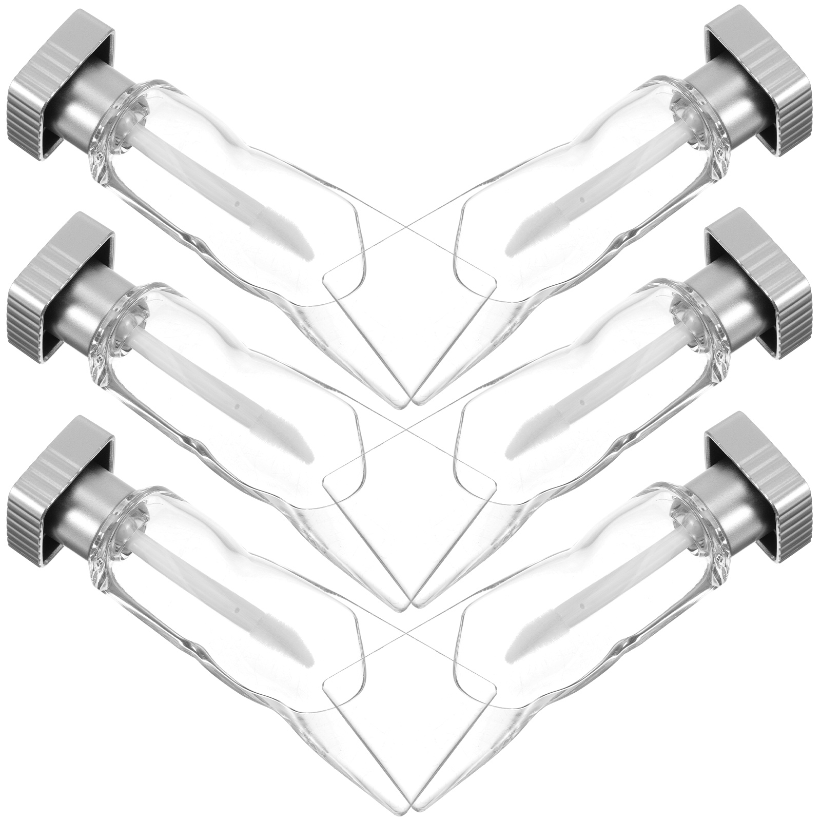 6Pcs Empty Lip Gloss Tubes Refillable Plastic Containers For Mini Lip Balm Bottles Bulk Packaging Tools Leak Proof