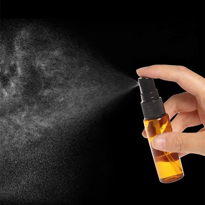 10PCS 5/10/15/20ml Amber Glass Spray Bottle Perfume Bottles Empty Mist Spray Perfume Facial Water Container Cosmetic Packaging