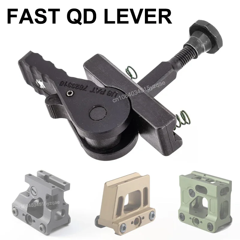 Tatical Fast Quick Detach(QD) Lever Compatible Unity Fast MRDS/MicroPrism Riser Mount Optic Red Dot Sight Scope Picatinny