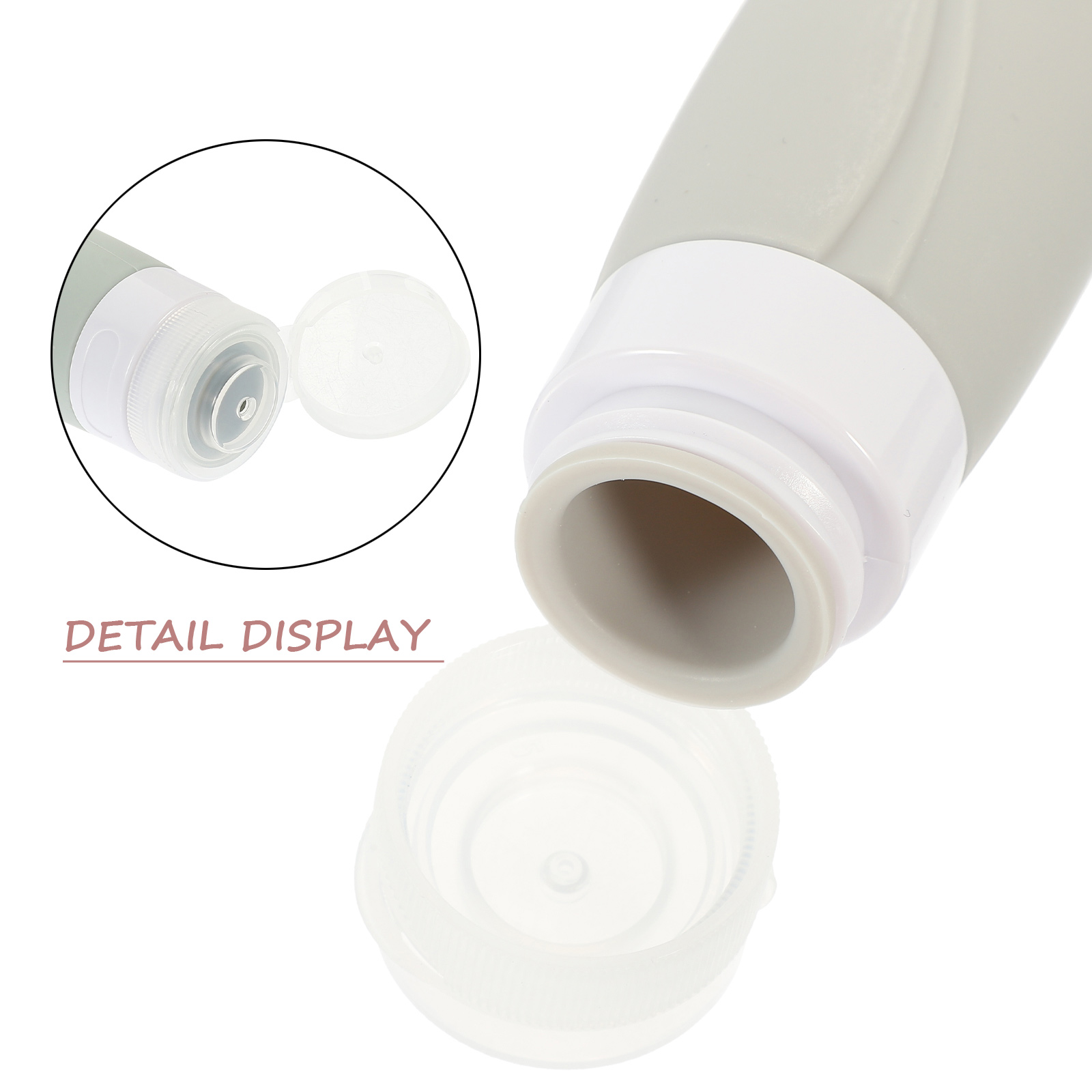 3Pcs Silicone Lotion Bottle Small Lightweight Portable Travel Containers Shampoo Liquid Soap Detergent Airtight Seal