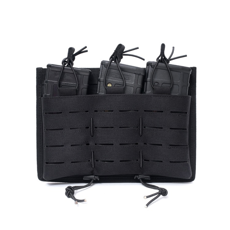 Military tactical hunting vest accessories Airsoft magazine bag color laser pistol magazine bag triple magazine bag vest bag