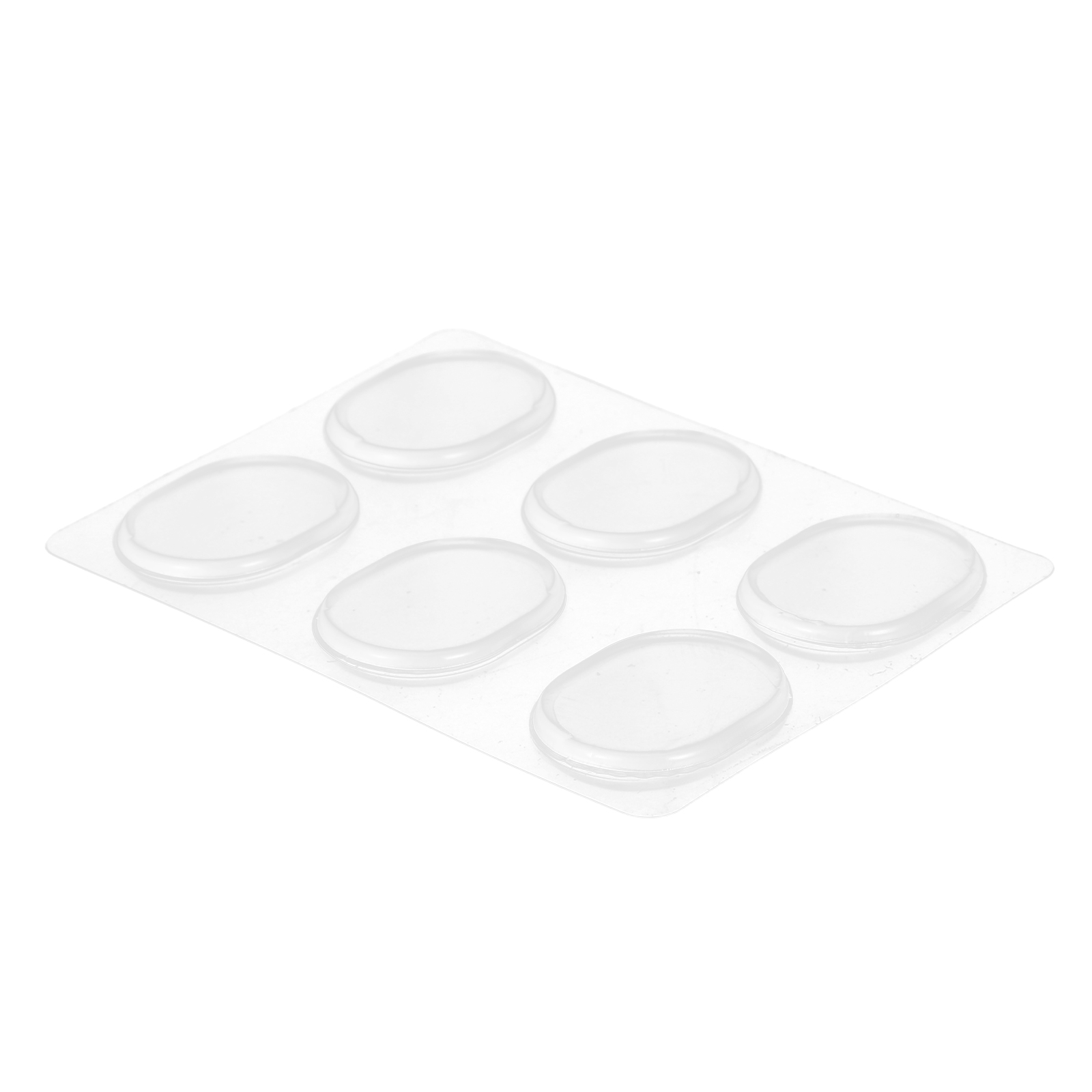 6pcs Transparent Round Patch Adhesive Foot Cushion Anti Friction Heel Pads Silicone Blister Pads For High Shoes Flat Shoes Gel