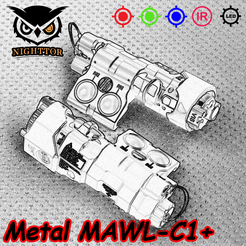 Perst-4 Metal RGB OGL DBAL-A2 PEQ-15 X300 X400 M300 M600 Flashlight