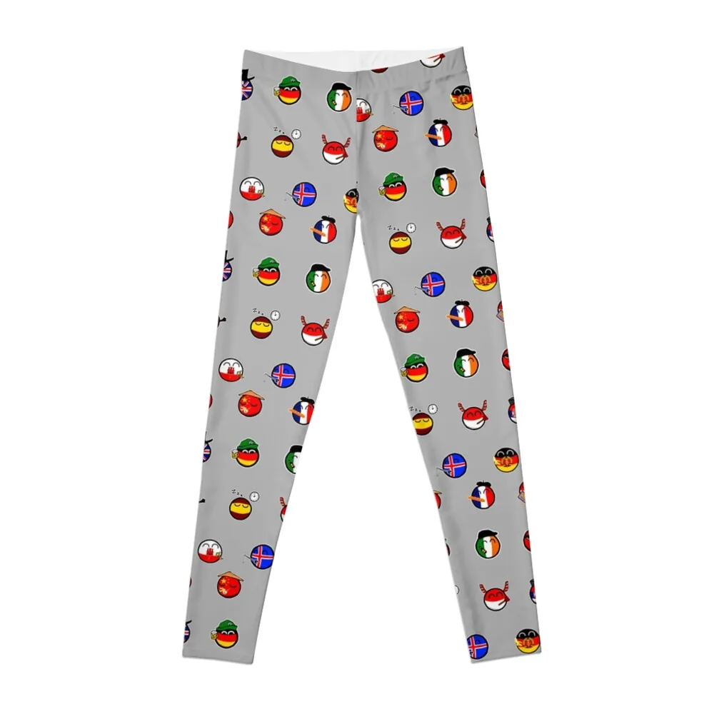 Countryballs Pack Leggings Female legging pants Fitness's gym clothes Womens Leggings