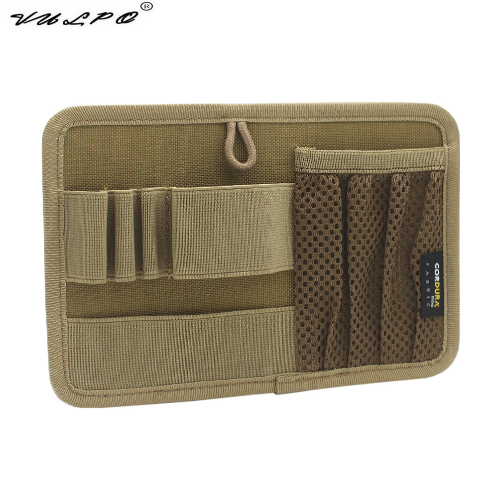 VULPO Tactical Bag Insert Pouch Modular Accessories  Organizer Panel Key Holder Utility Admin Pouch Hook Fasteners Pouch