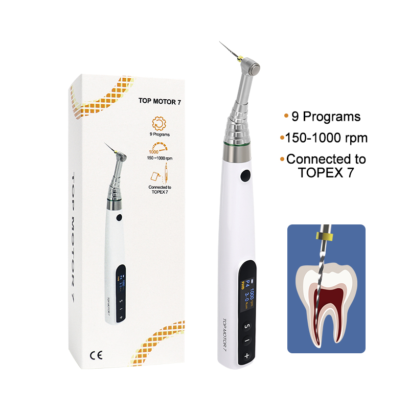 Dental Wireless Endo Motor Features OLED Screen Contra Angle Reduction And 4 Working Modes For Precision Root Canal Treatment