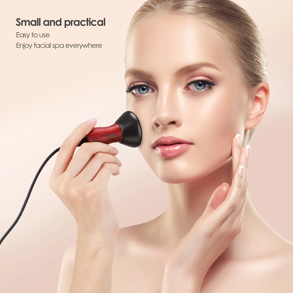 Electric heating stone stone stone scraping massager natural stone massage neck eye lifting beauty massager