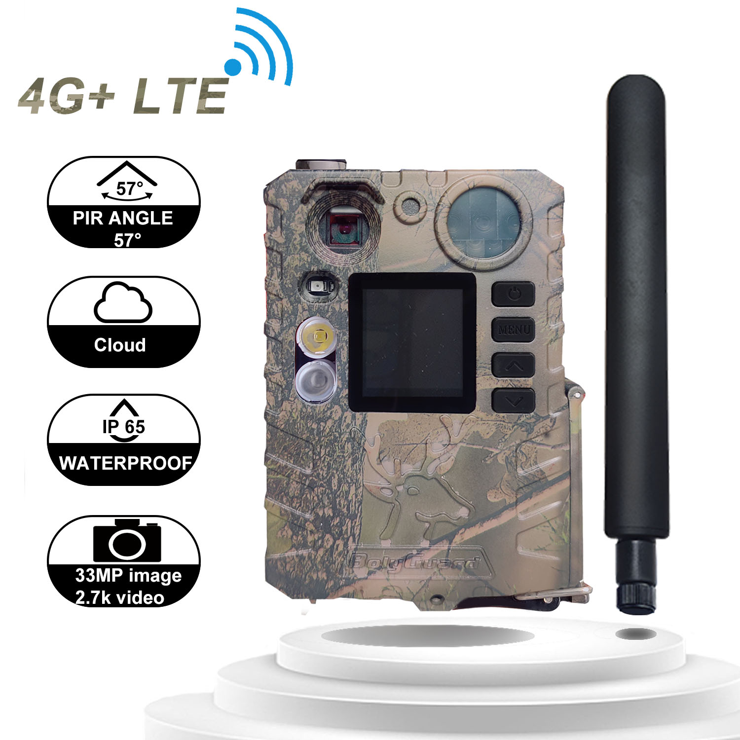 Boly BG410-M 940nm Black IR Night Vision 4G Wireless Hunting Camera Color LCD Invisible Game Camera Motion Sharp Technology