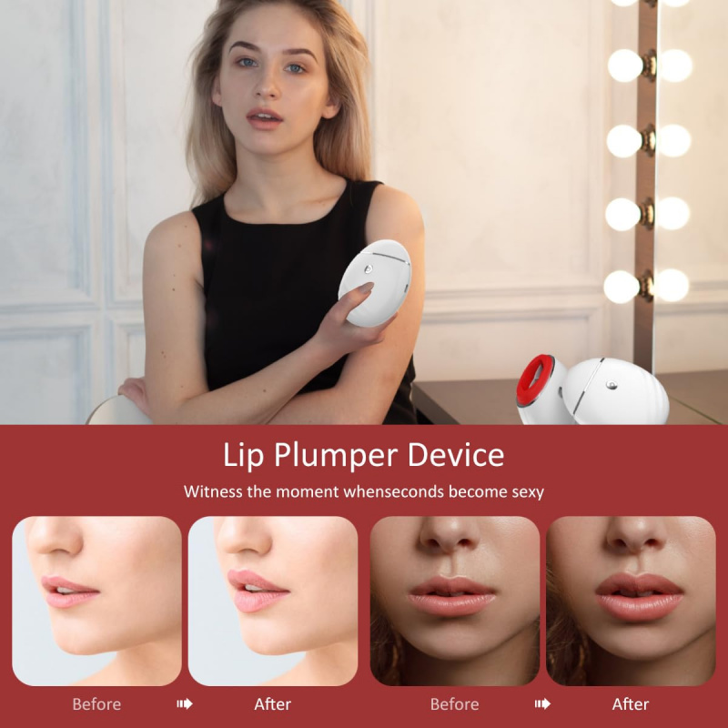 Home Portable 2 in 1 Lip Eye Care Tool Electric Lip Device