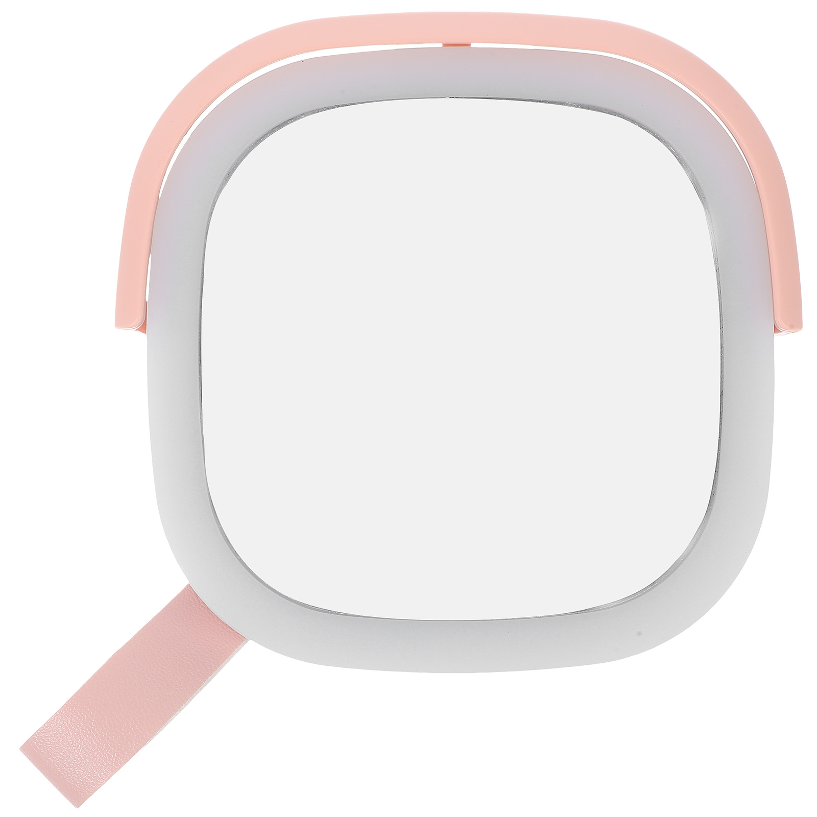 LED Makeup Mirror Handheld Compact Light Rechargeable Travel Vanity Night Small Brightness Adjustable Portable Folding Mirrors