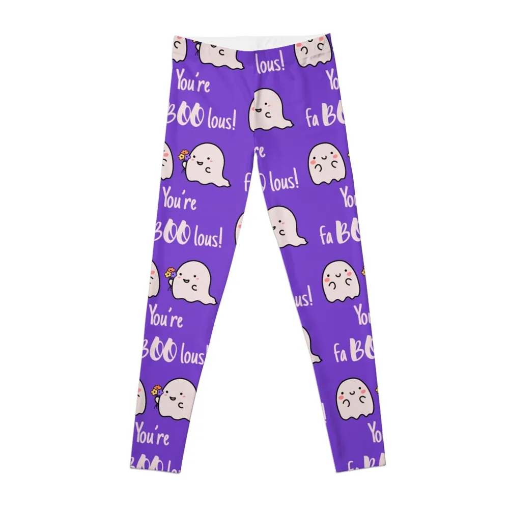 You're faBOOlous! Leggings gym top Sports female Womens Leggings