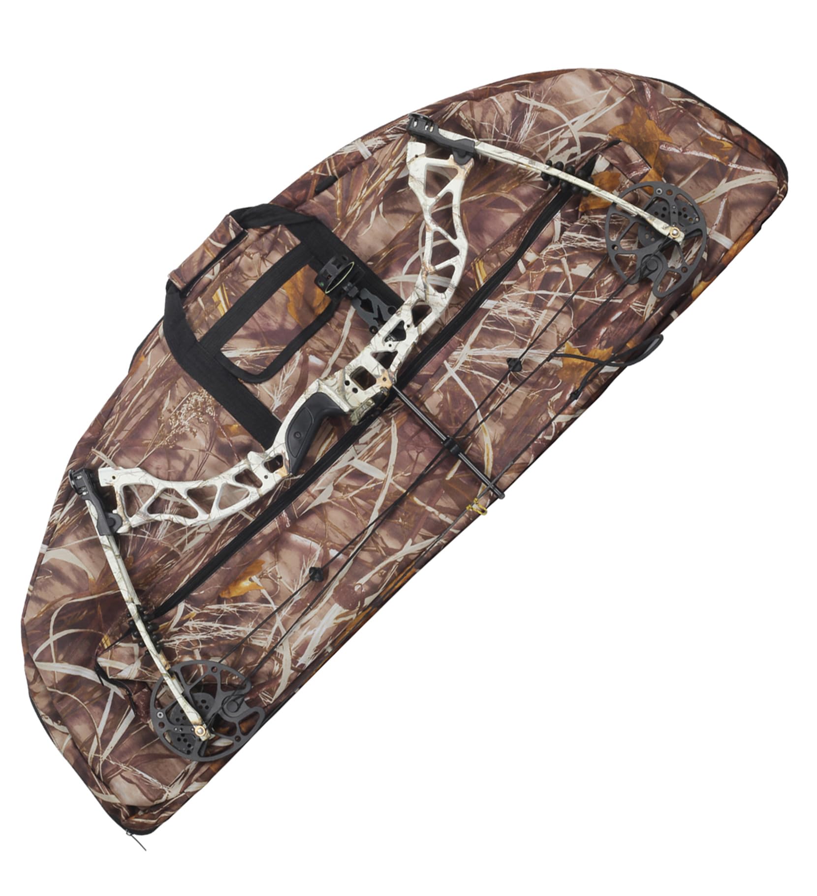 Archery Bow Bag Compound Bow and Arrow Case Soft Lightweight Hunting Practice Accessories Adjustable Shoulder Strap Carry Bag