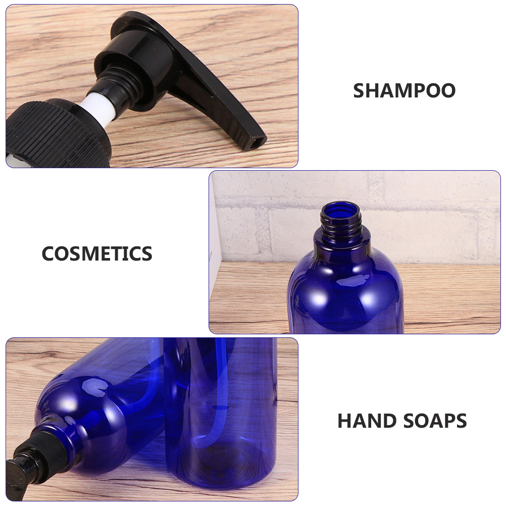 7 Pcs Shampoo Bottle Travel Makeup Dispensers Lotion Refillable Bottles Plastic Pump Emulsion Hair Cosmetics Skincare Body Wash