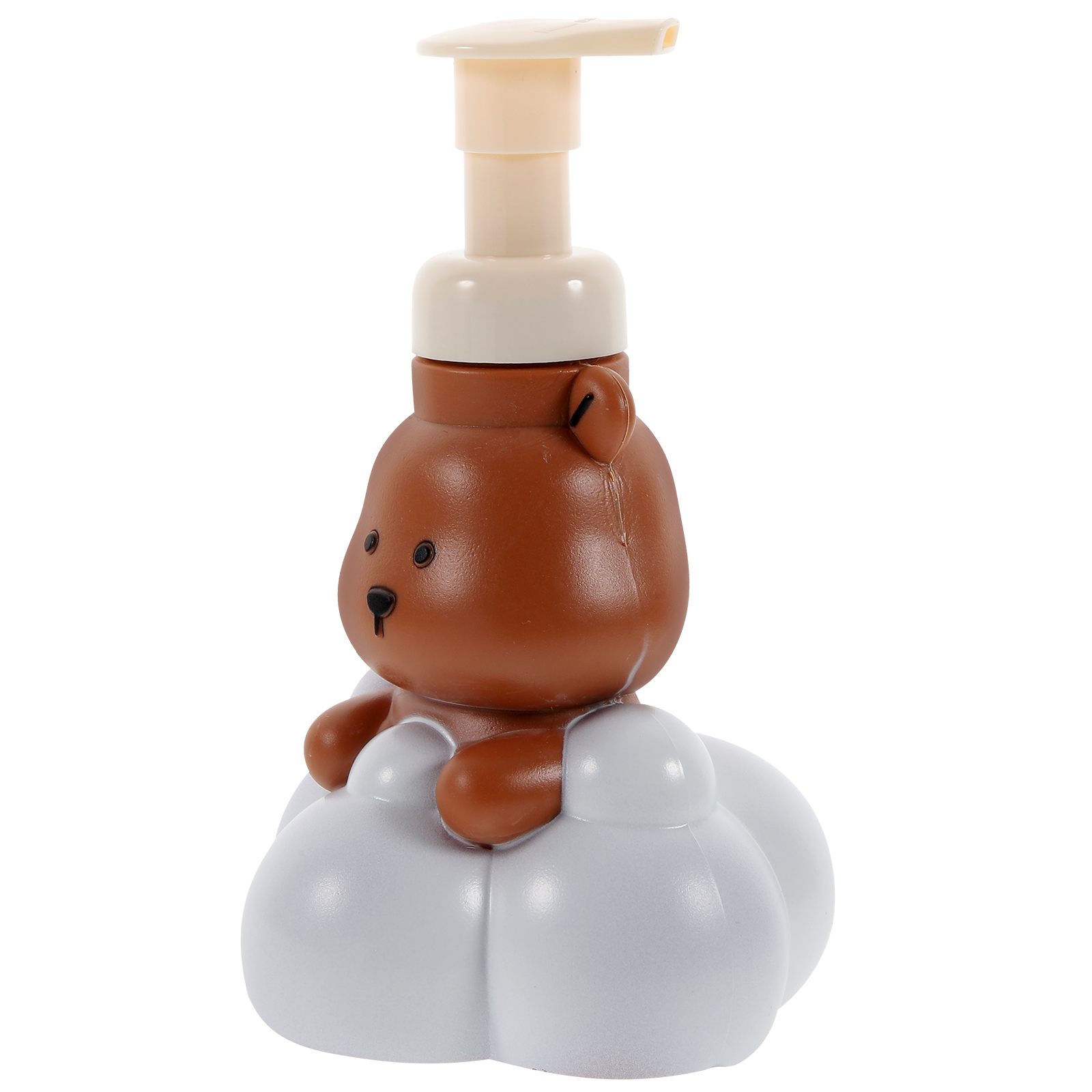 Foaming Hand Soap Dispenser 250ml Brown Portable Travel Size Bottles Press Type Foaming Shower Cleanser Refillable Empty Pump