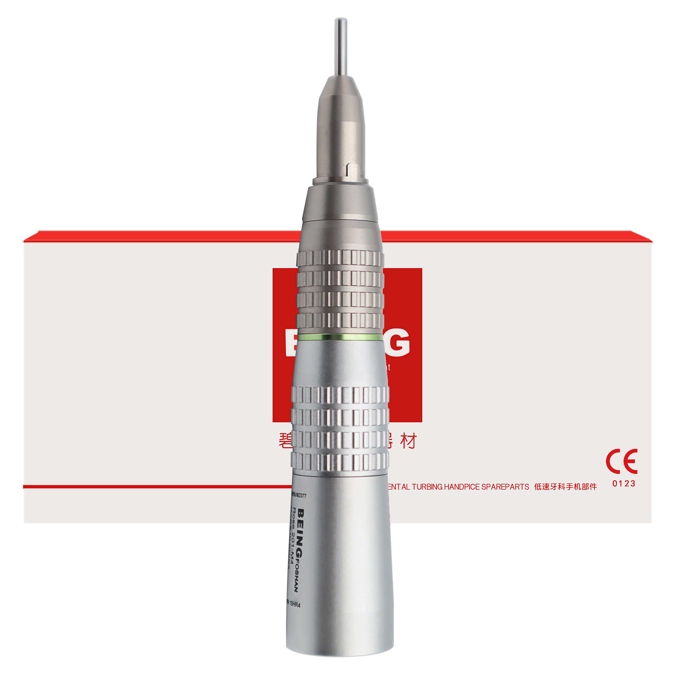 Foshan Professional Being 4: 1 Slow Speed Outer Spray Low Speed Straight Handpiece Without LED