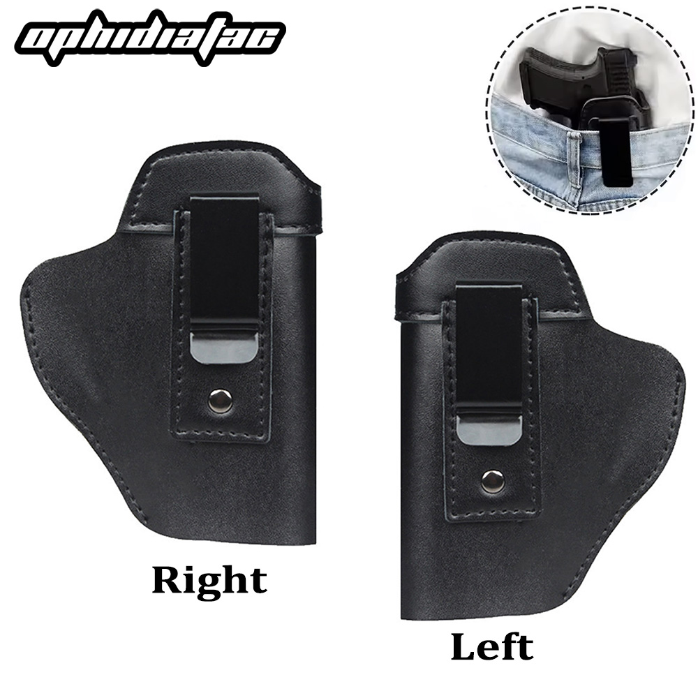 OPHIDIANTAC Carry Airsoft IWB gun case Glock 17 19 43X Sig P365 9mm concealed with left and right hand cases