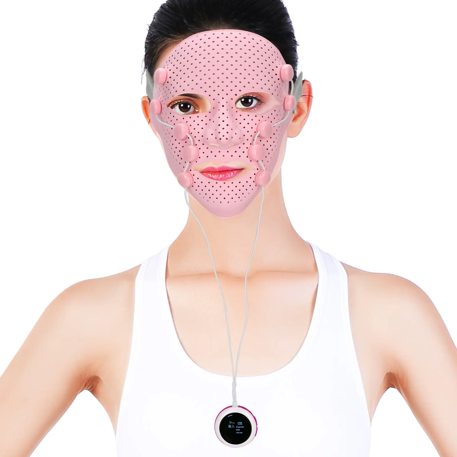 3D Silicone Facial Mask Face Lift Massager Instrument
