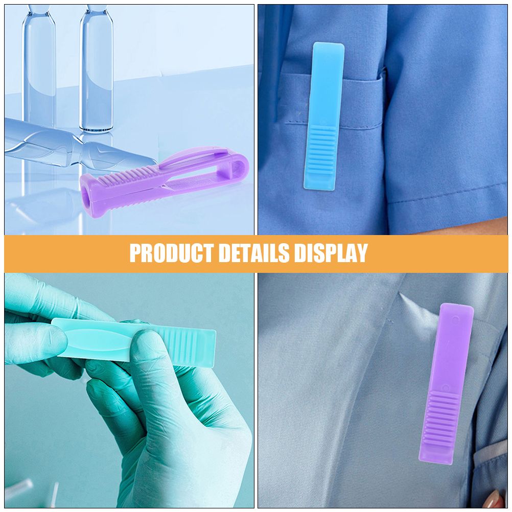 4pcs / Ampoule Bottle Opener Mini Plastic Vial Bottle Breaker Nurse Ampule Cutting Tool Ampoule Bottle Opening Tool