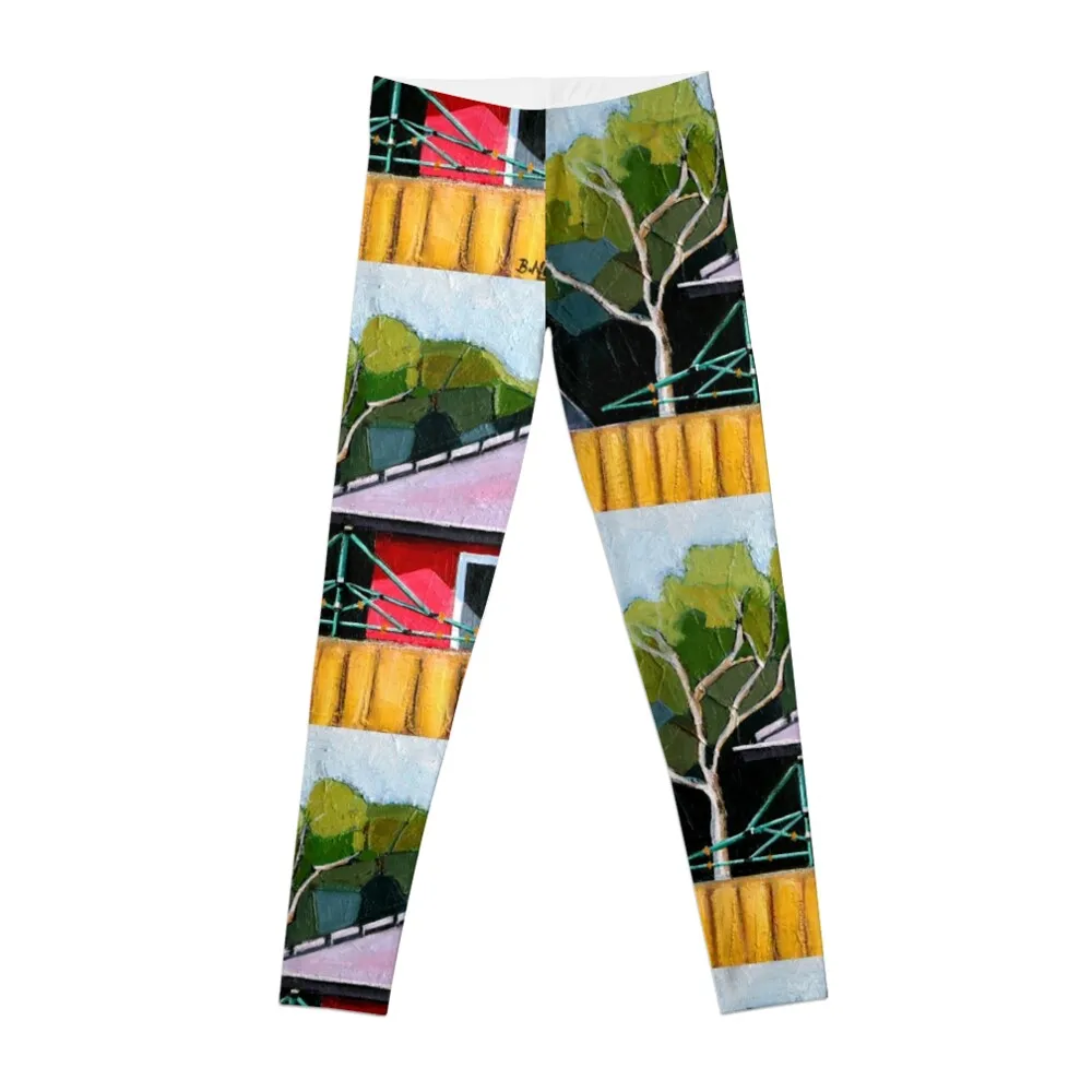 A Little Slice of Aussie Heaven Leggings Legging sport Pants sport Women sports Womens Leggings