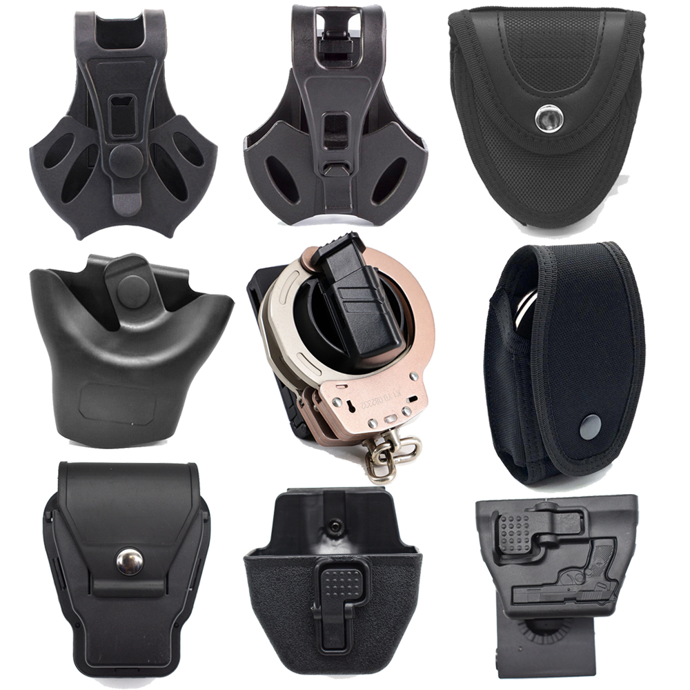Tactical Handcuff Case Cuff Handcuffs Holder Pouch Belt Waist Shackle Holster for Duty Belt Law Enforcement
