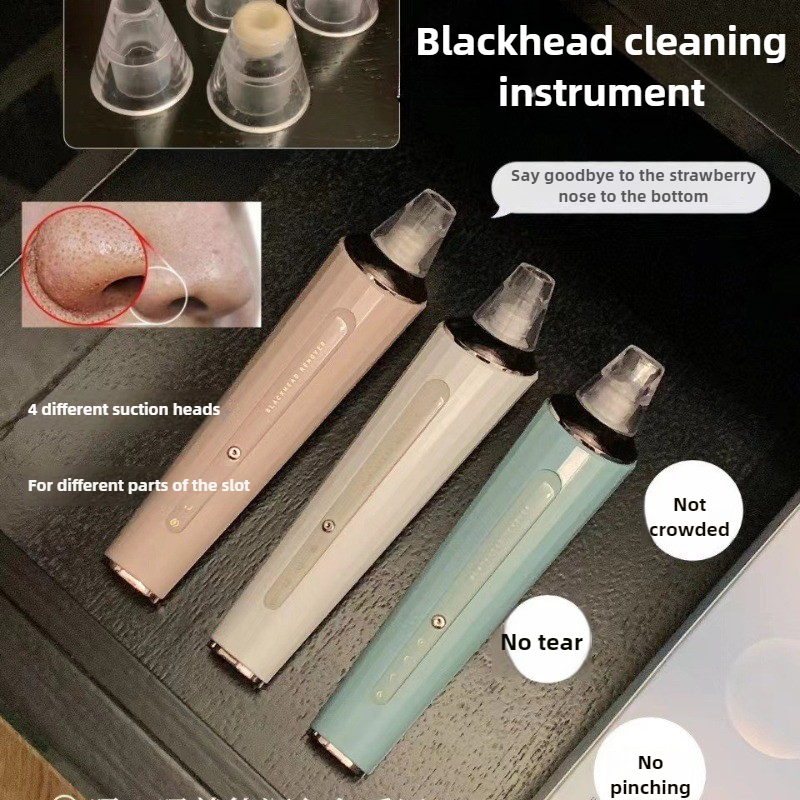 Professional Pore Vacuum Cleaner Electric Facial Cleaner Blackhead Suction Tool Blackhead Remover Portable Acne Comedo Extractor