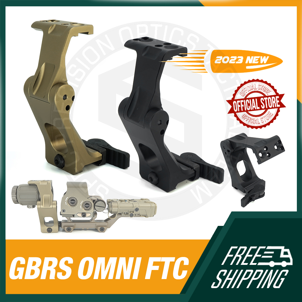 2024 New Tactical 2.91“ OMNI FTC QD Mount For Magnifier Scope HolyWarrior S1 G33 G43 At 2.91" Centerline Height BK/FDE Combo