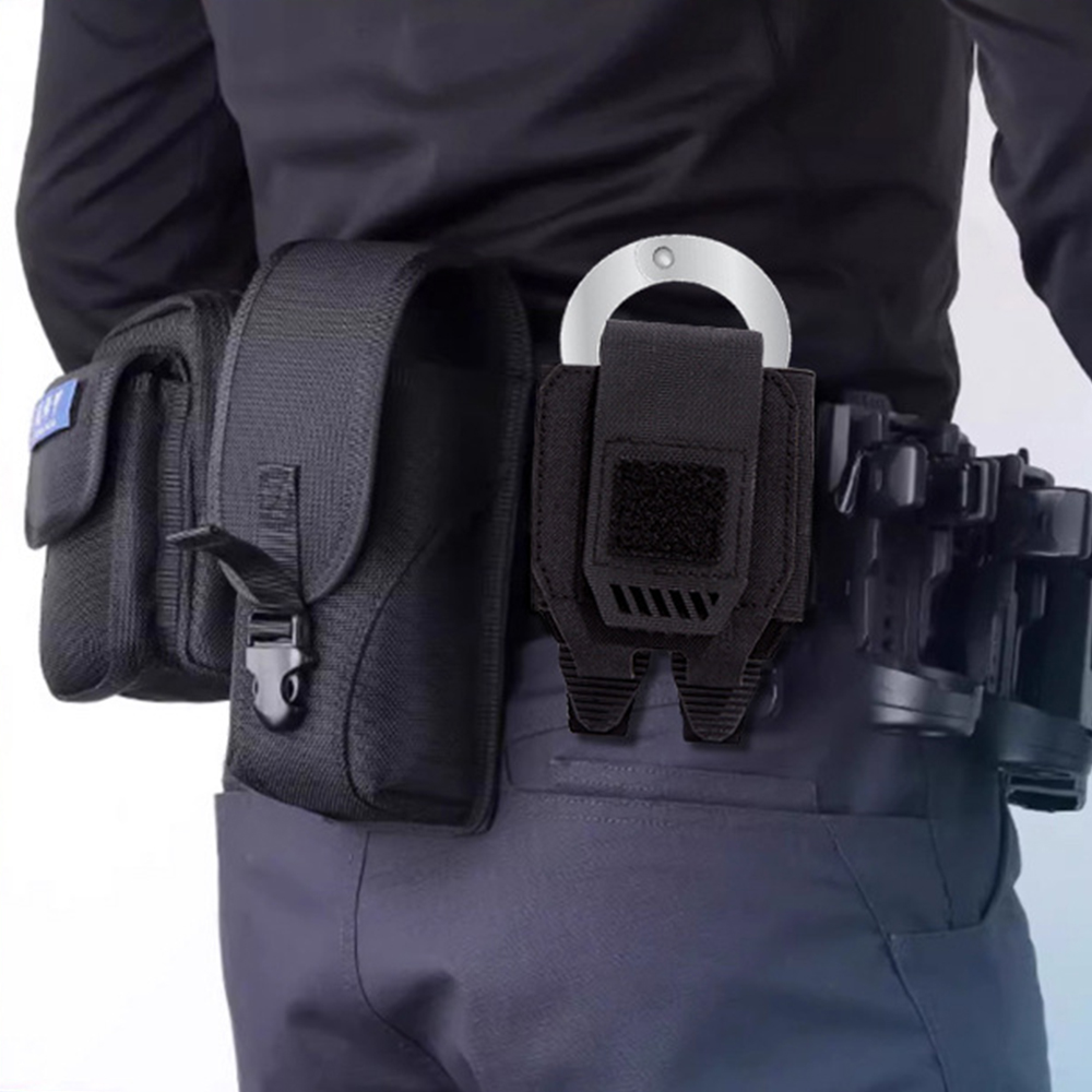 Tactical Handcuff Pouches, Outdoors Tactical Hunting Belt Pouches, Suitable for Chain/Hinge/Folding Handcuffs