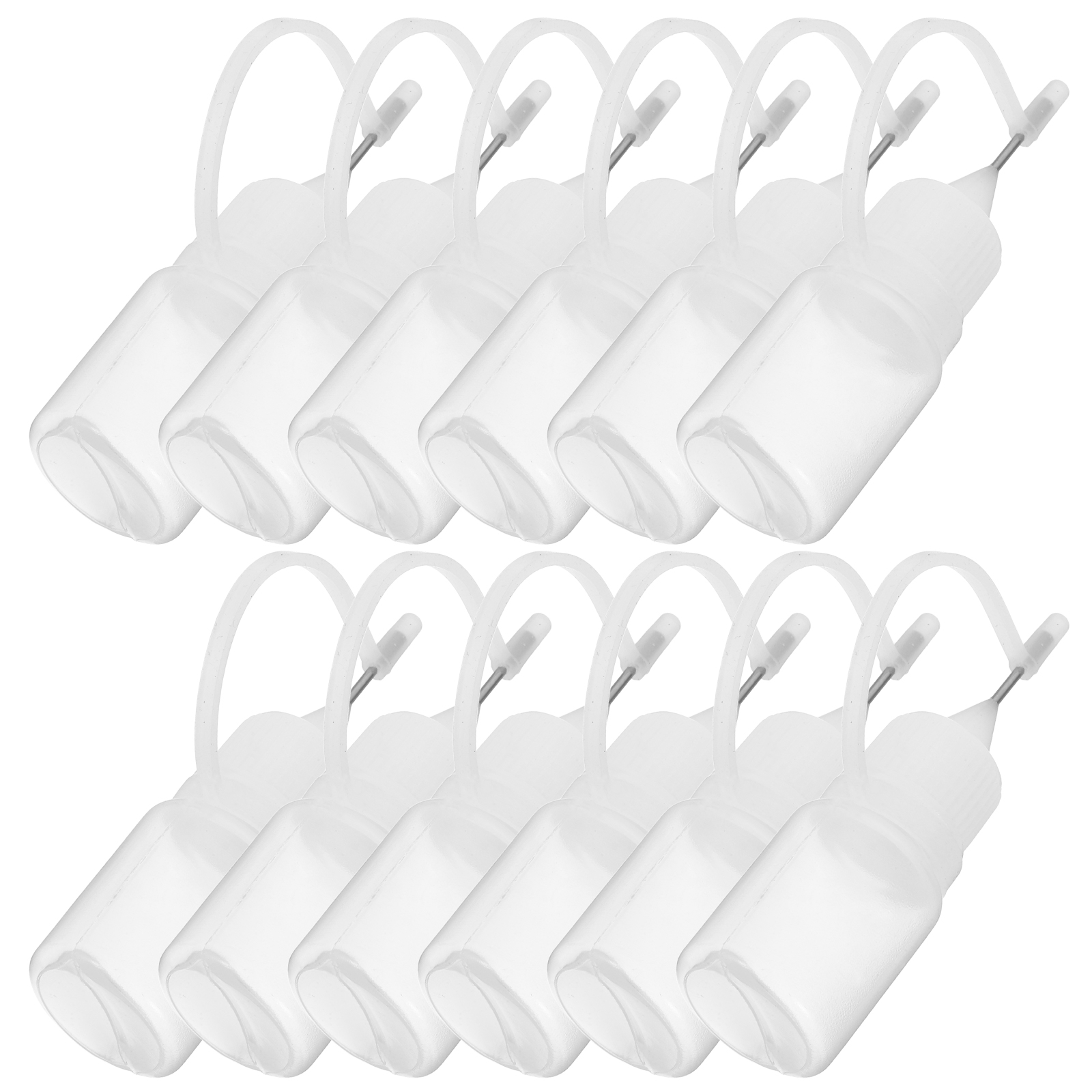 30pcs 5ml Refillable Squeeze Bottles Needle Tip Empty Oil Glue Paint Mini Bottles for Craft Projects Reusable